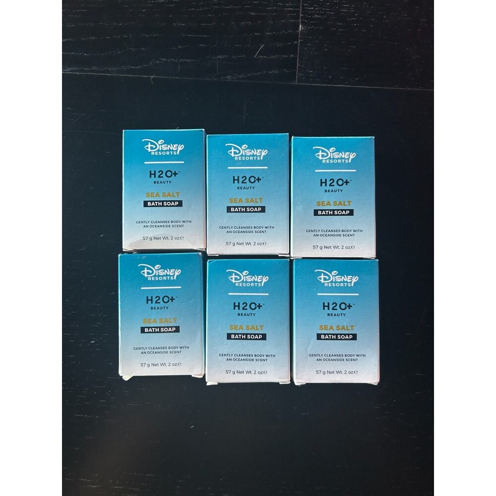 Disney Resort H20+ Sea Salt Bath Soap - 6 Boxes